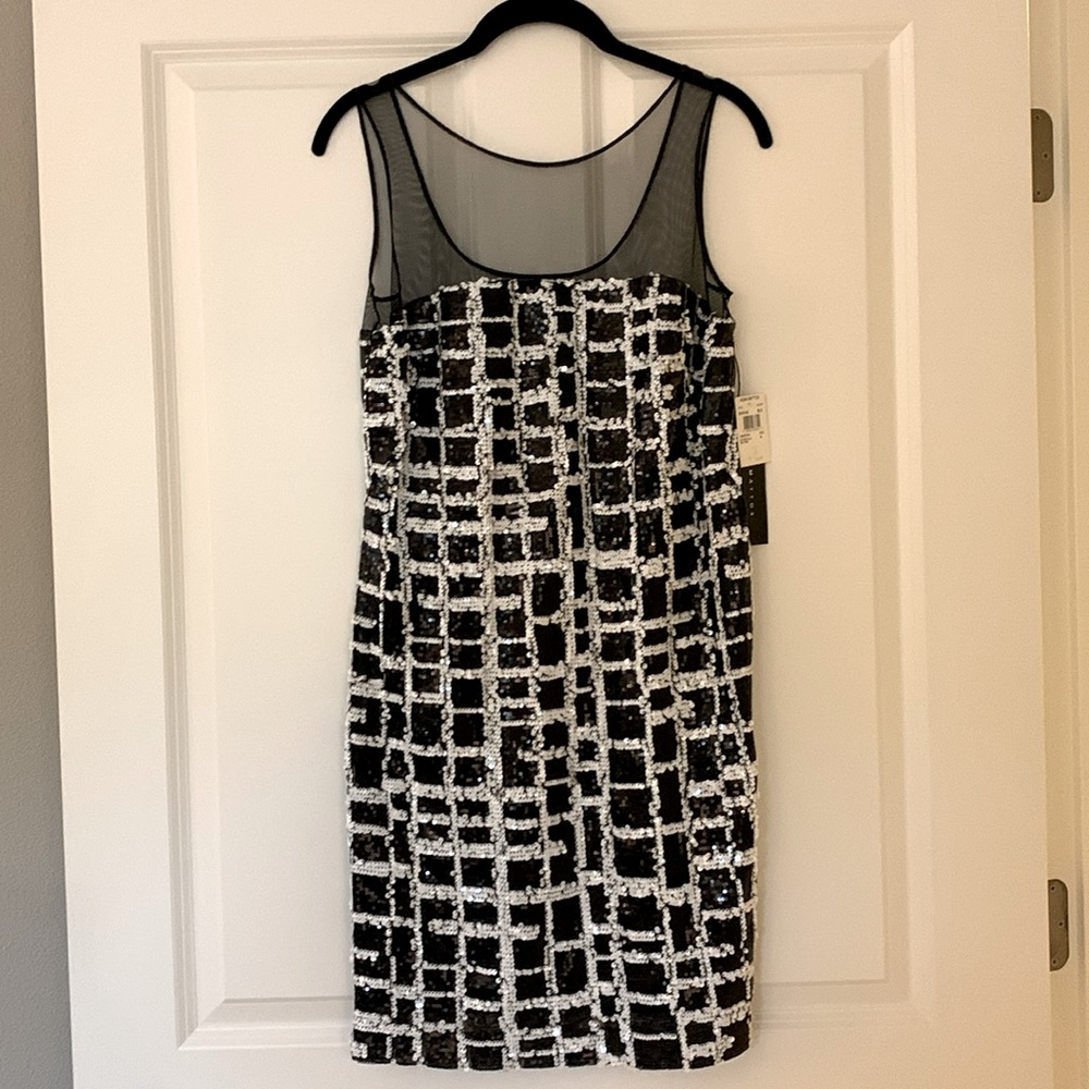 NWT Aidan Mattox sequined mini dress, size 4